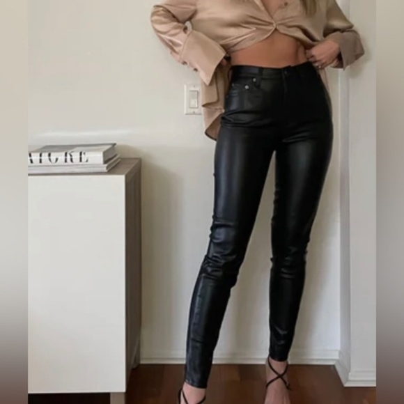 PISTOLA Aline High Rise Skinny Pant in Slate Black - Picture 11 of 11